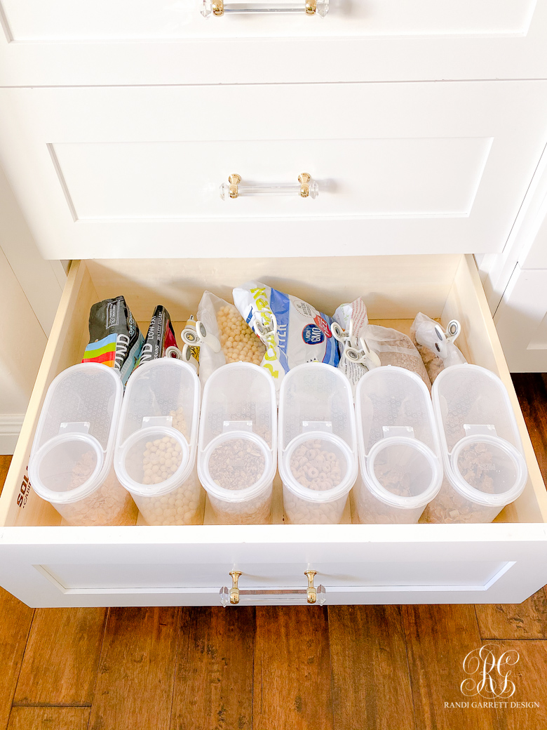 cereal drawer organizers