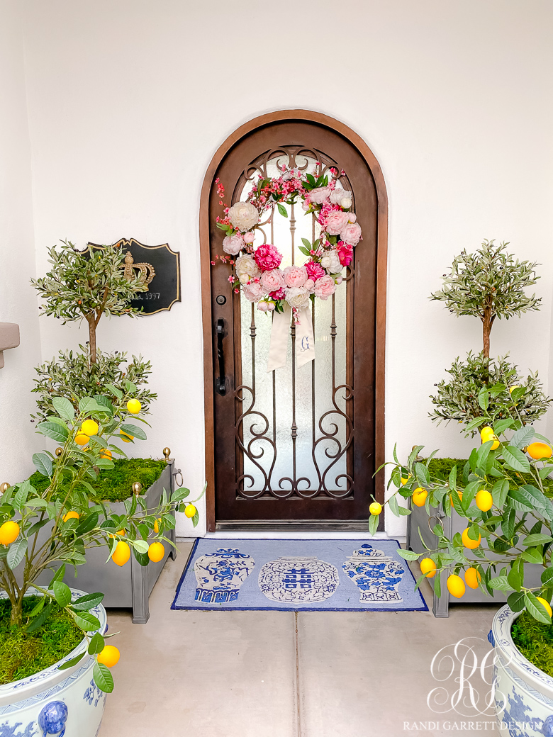 Vibrant Spring Porch + Outdoor Decor