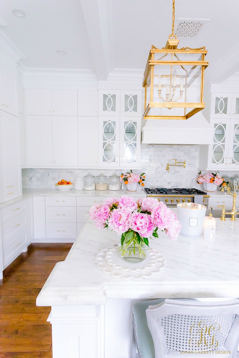 white kitchen mullion cabinets