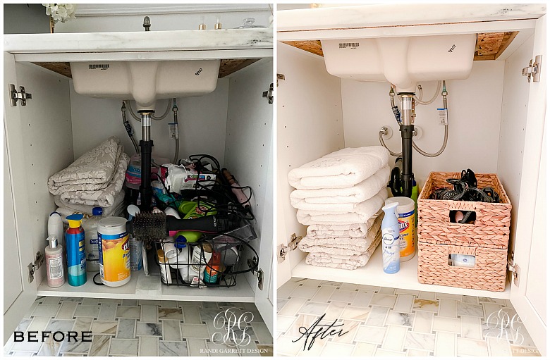 Easy Bathroom Organizing Projects