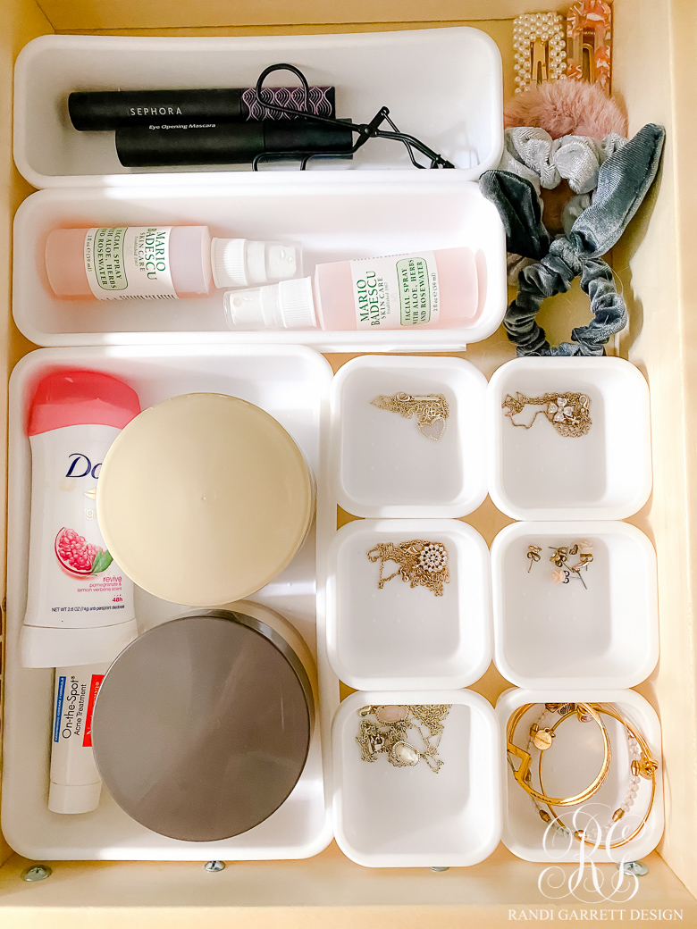 bathroom drawer organizers