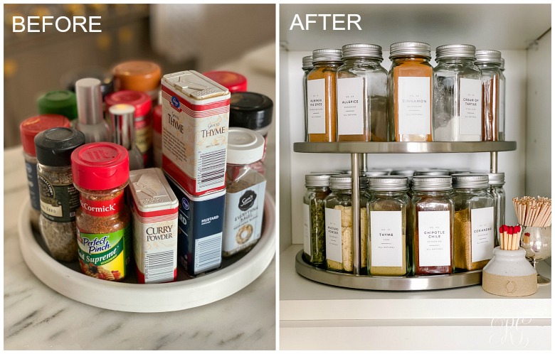 DIY spice jar organization. : r/OrganizationPorn