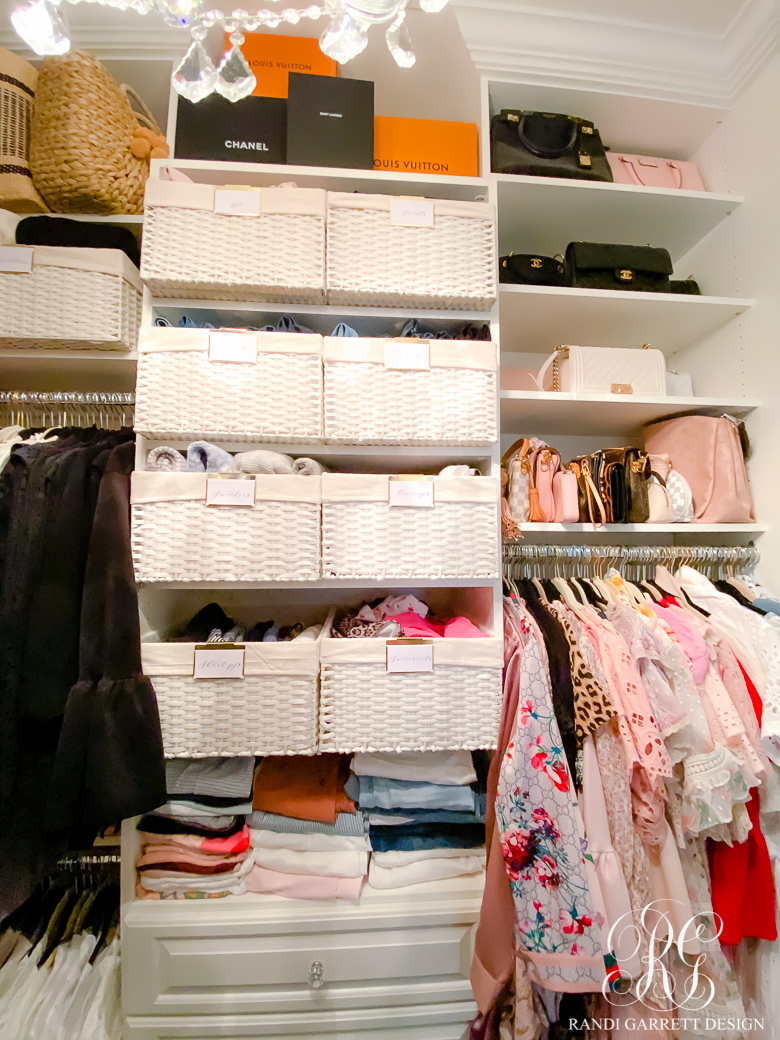 Simple Closet Organizing Ideas - Randi Garrett Design