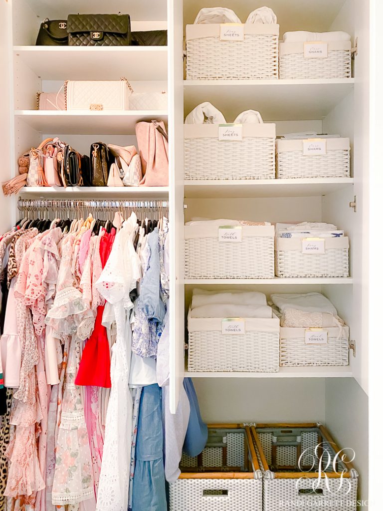 Simple Closet Organizing Ideas Randi Garrett Design