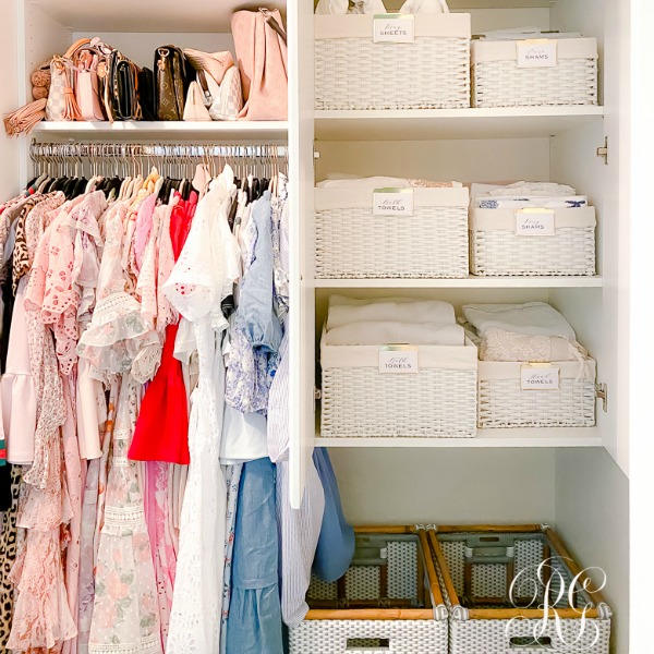 Simple Closet Organizing Ideas - Randi Garrett Design