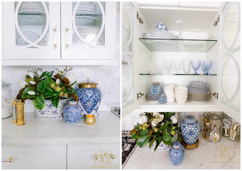 Blue and White Fall Kitchen Tour - Randi Garrett Design