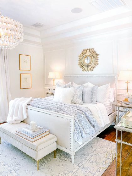 Glam Bedroom Mini Makeover - Randi Garrett Design