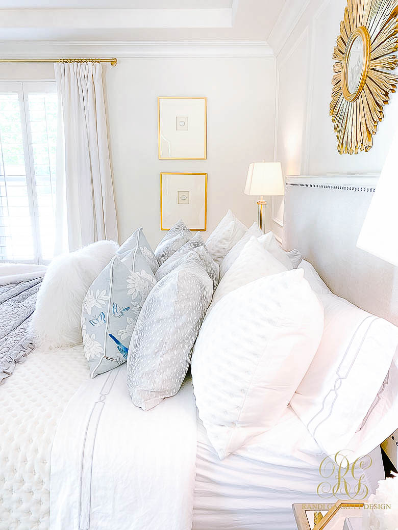 Glam Bedroom Mini Makeover