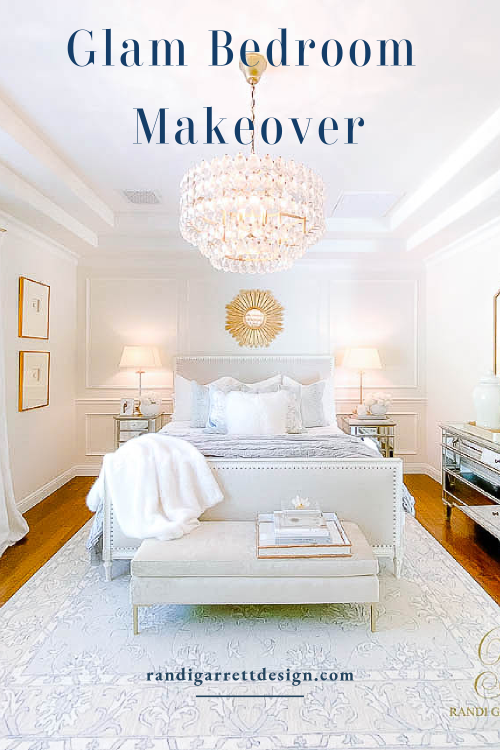 Glam Main Bedroom Closet Reveal - Randi Garrett Design