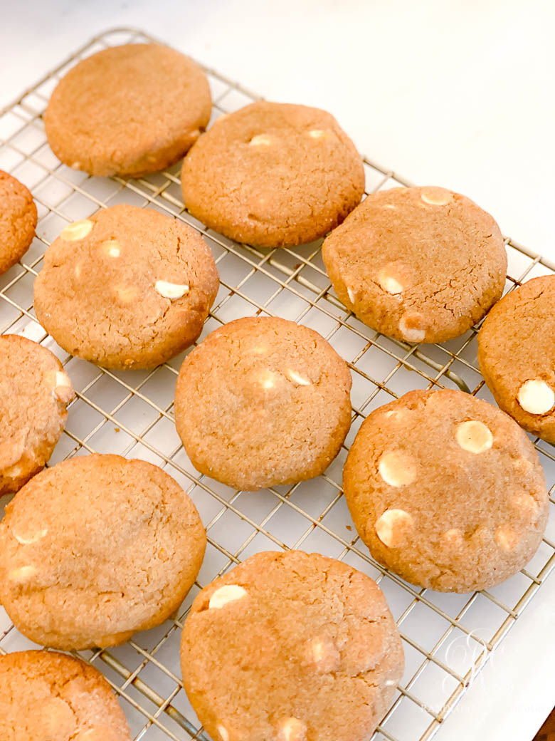 Orange Gingerbread White Chocolate Chip Cookies