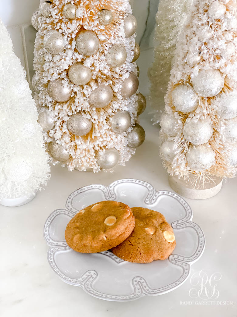 Orange Gingerbread White Chocolate Chip Cookies