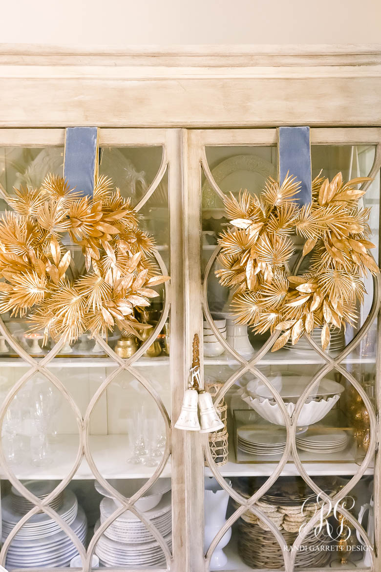 gold palm wreath