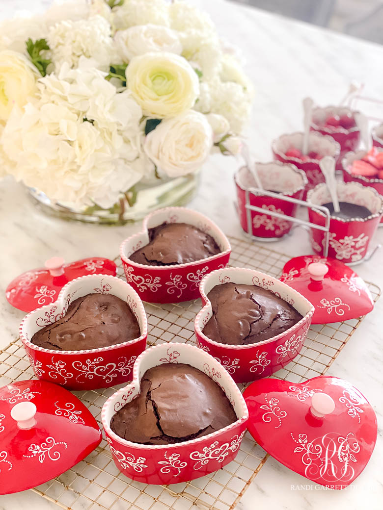 Valentine's Day Heart Brownie Sundae Recipe