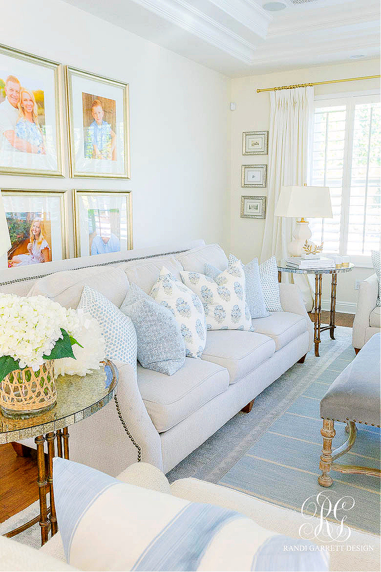 Relaxing Blue + White Spring Home Tour