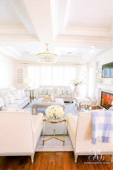 Relaxing Blue + White Spring Home Tour - Randi Garrett Design