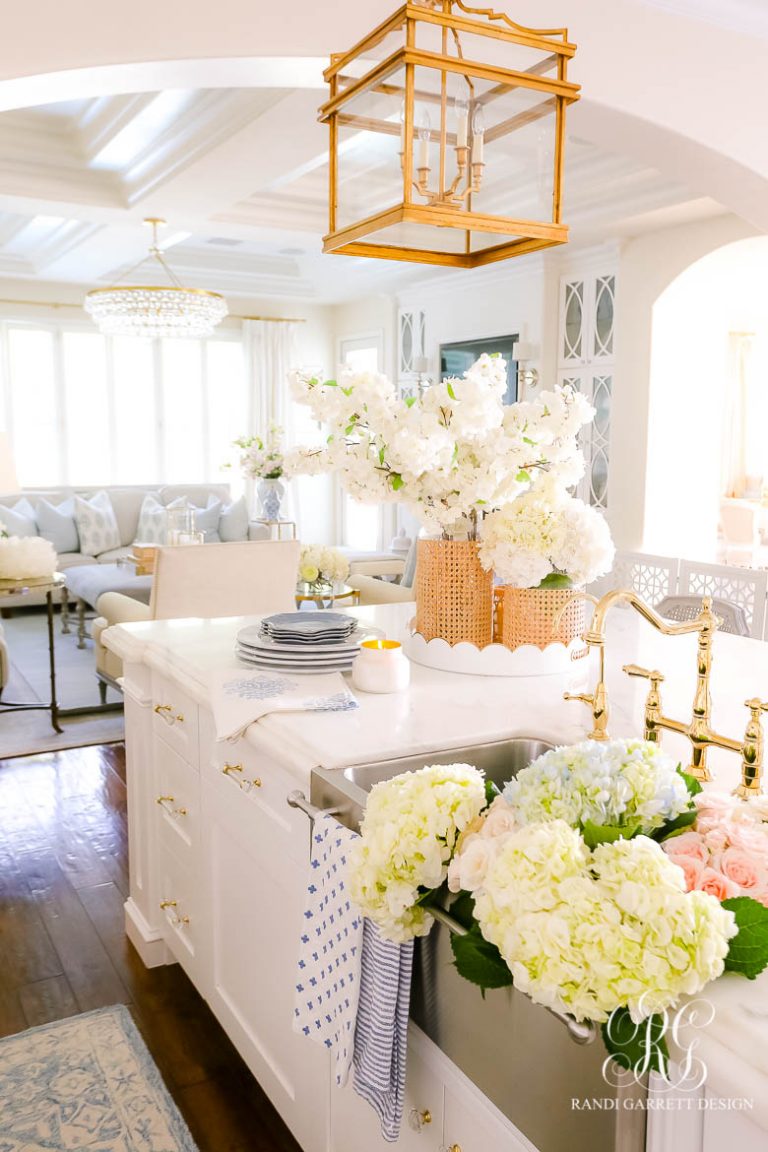 Relaxing Blue + White Spring Home Tour - Randi Garrett Design