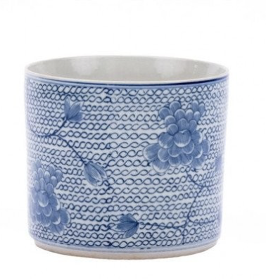 Blue and White Orchid Pot