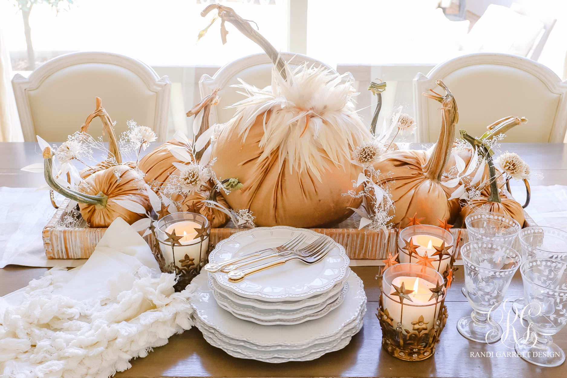 Gorgeous Neutrals Fall Home Tour fall decor