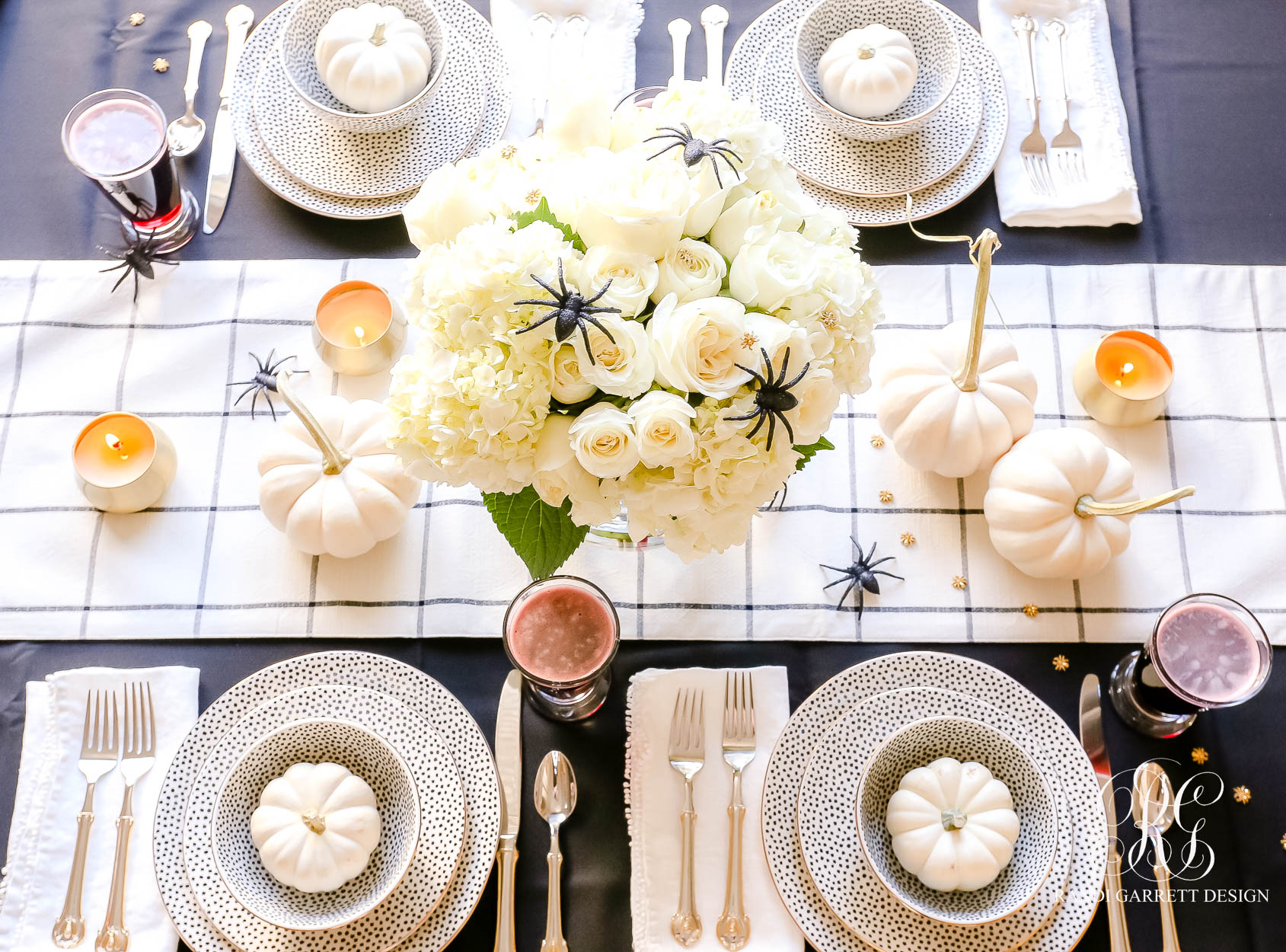 Beware Halloween Table - Randi Garrett Design