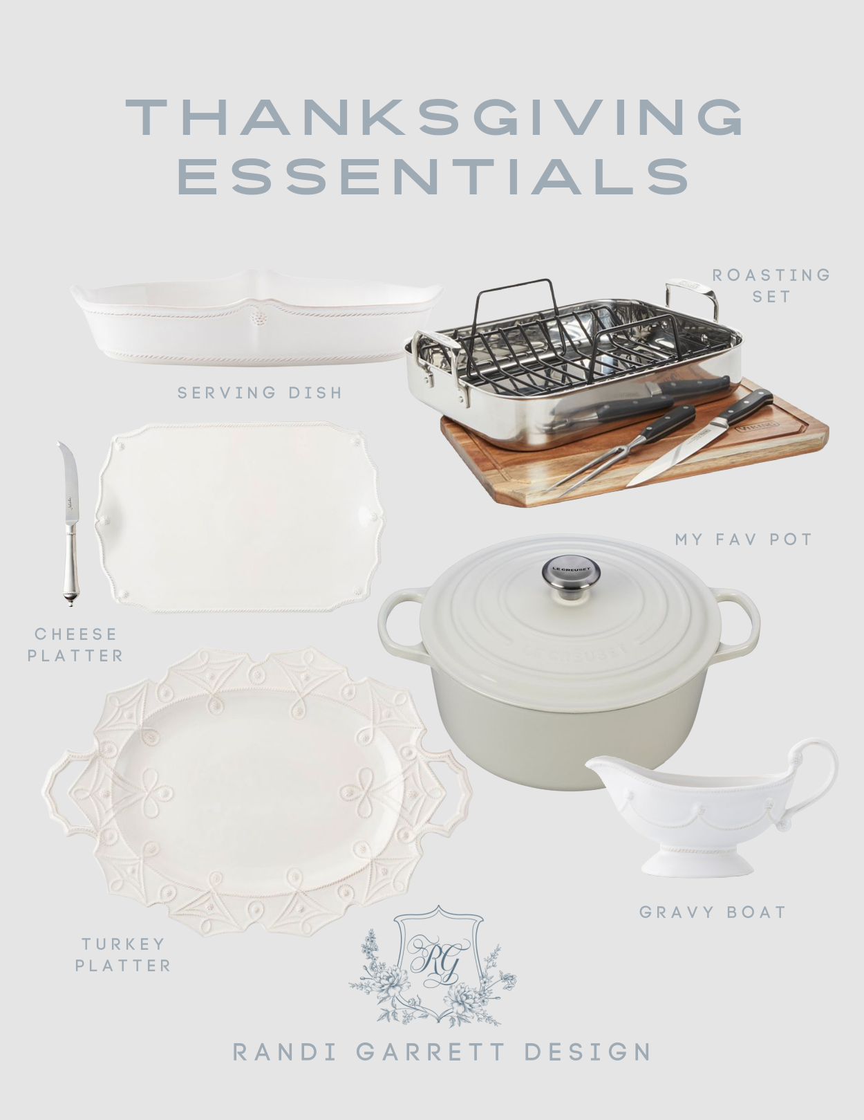 Holiday Hosting Essentials + Favorite Holiday Recipes - Randi Garrett Design