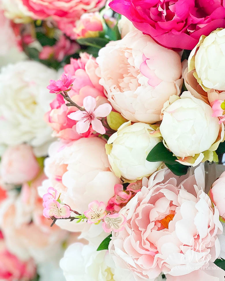 How to Make a Beautiful Peony and Cherry Blossom Spring Wreath