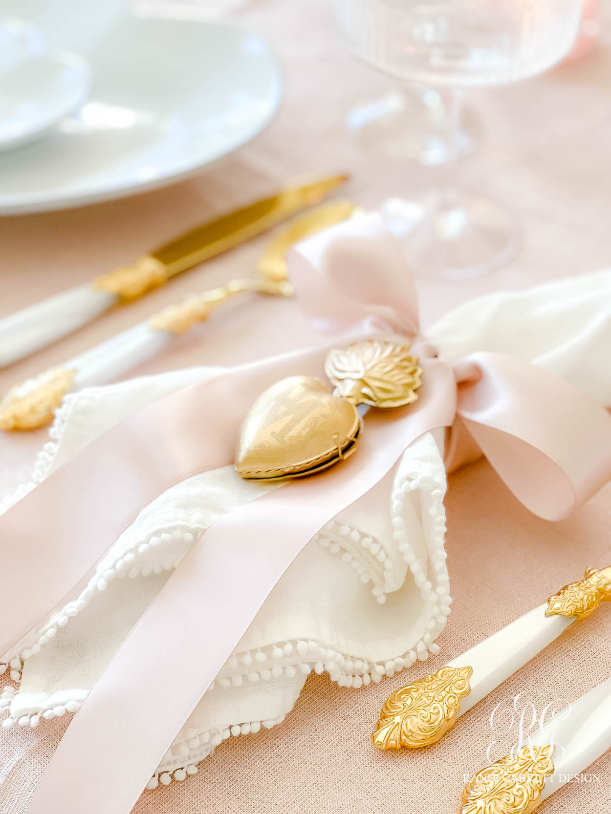 Pink Peony Valentine's Day Table