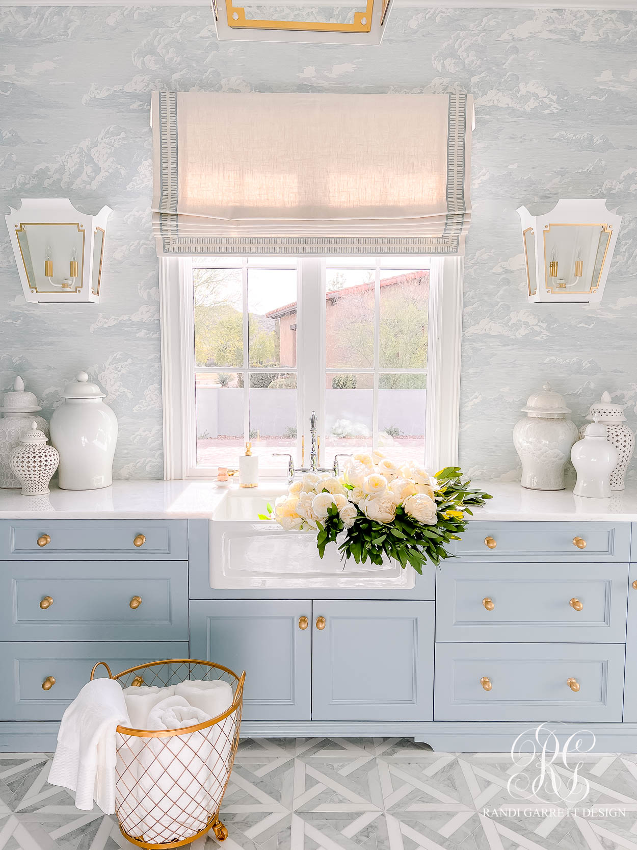 The Wren's Laundry Room Reveal elegant laundry room