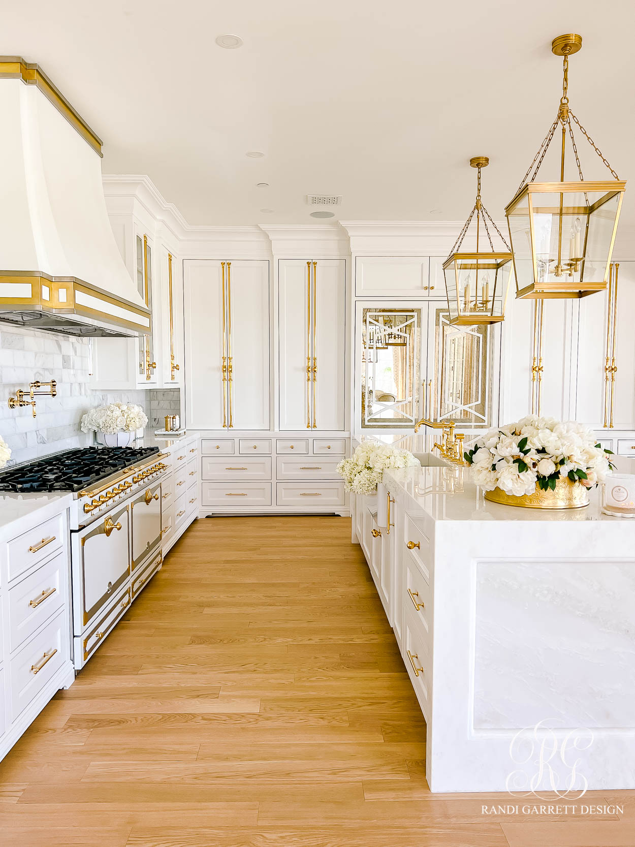 White and Gold Kitchen Reveal — PRETTY TWINKLE DESIGN