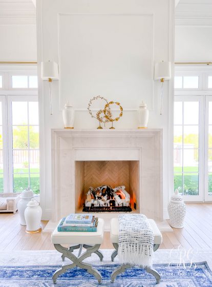 Simple Spring Decor Ideas for your Family Room - Randi Garrett Design