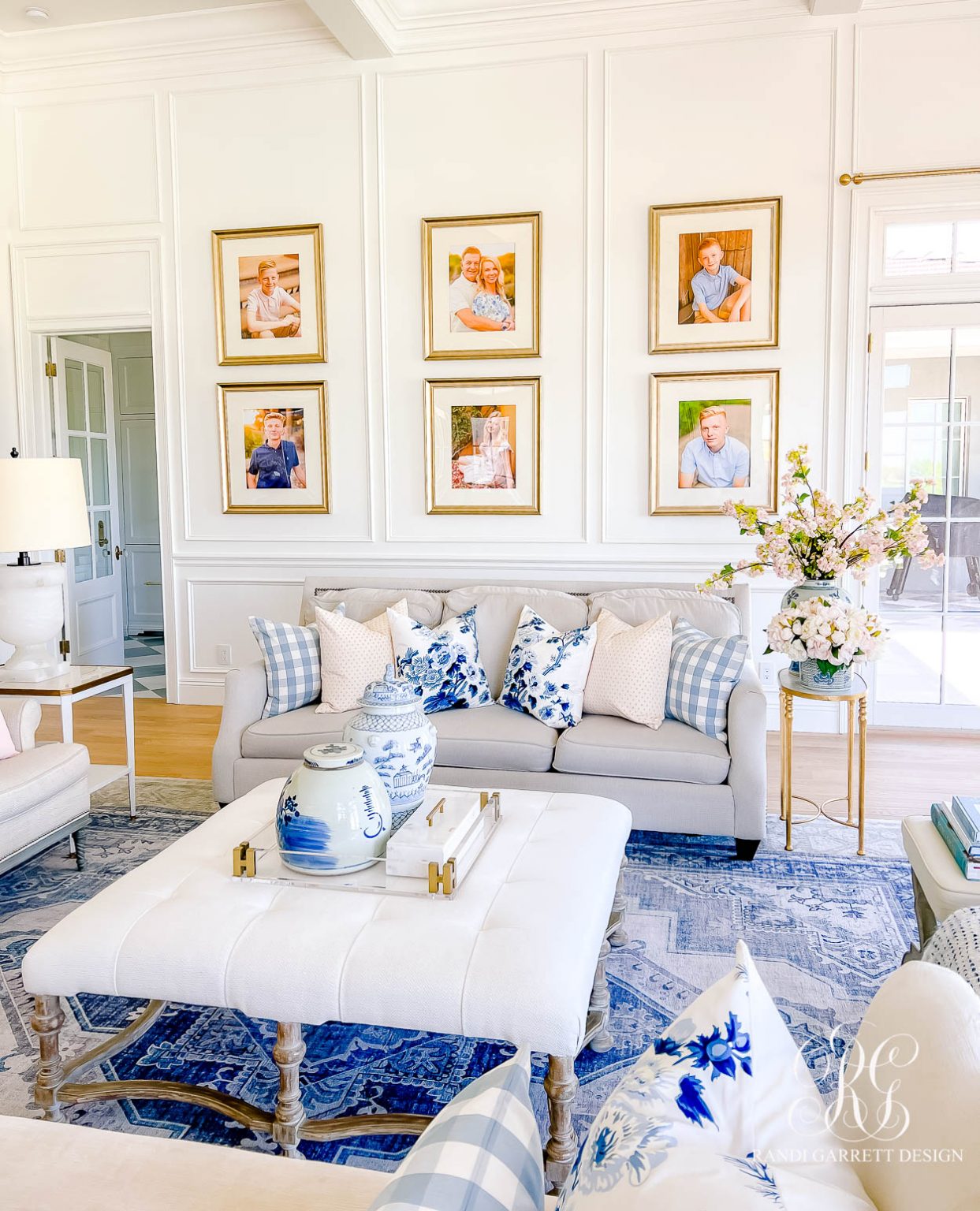 Simple Spring Decor Ideas for your Family Room - Randi Garrett Design