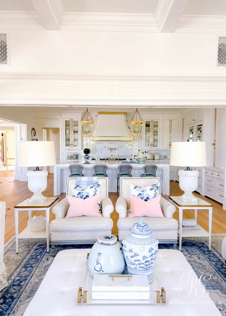 Simple Spring Decor Ideas for your Family Room - Randi Garrett Design