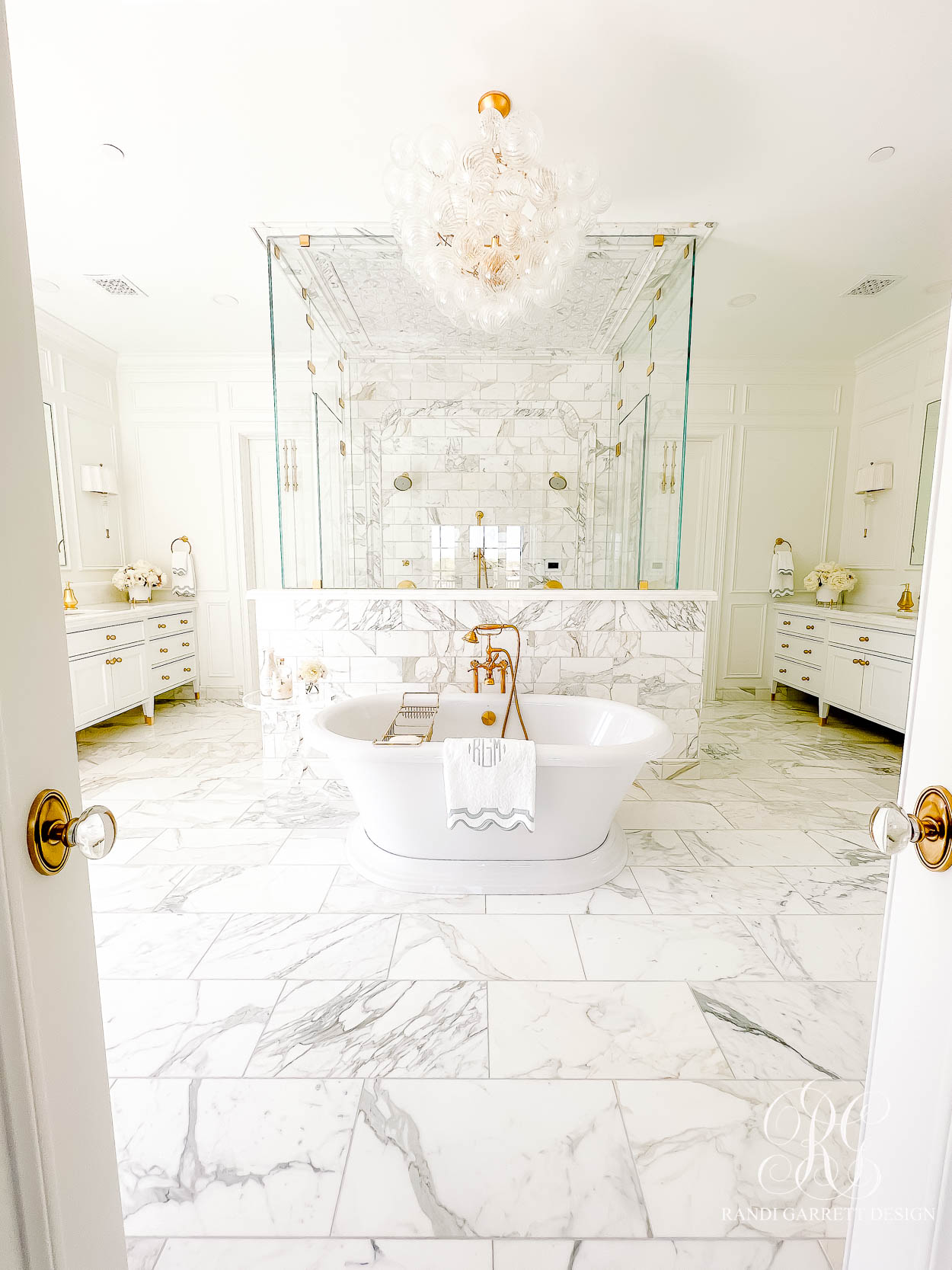 White marble bathroom