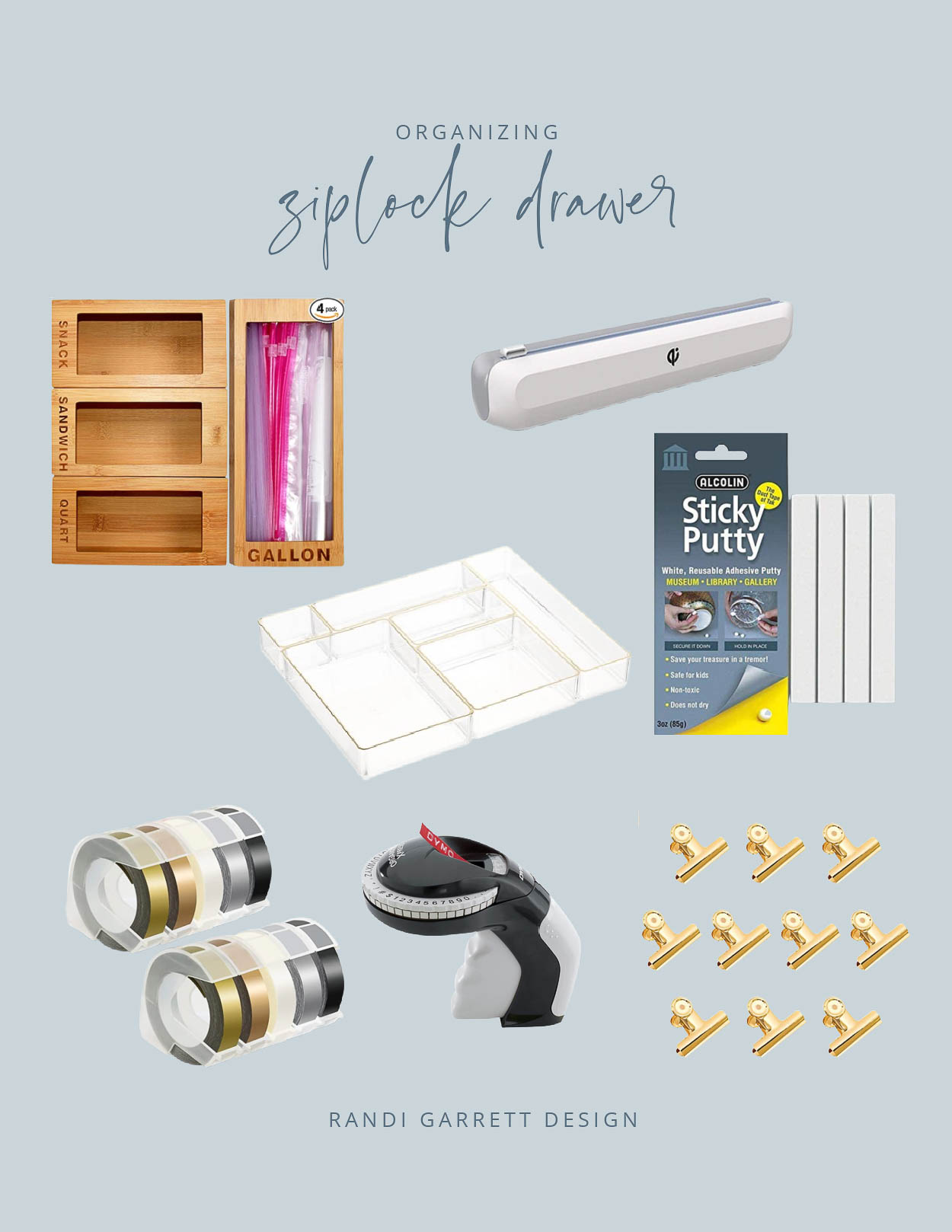 Kitchen Organization - Ziplock Drawer