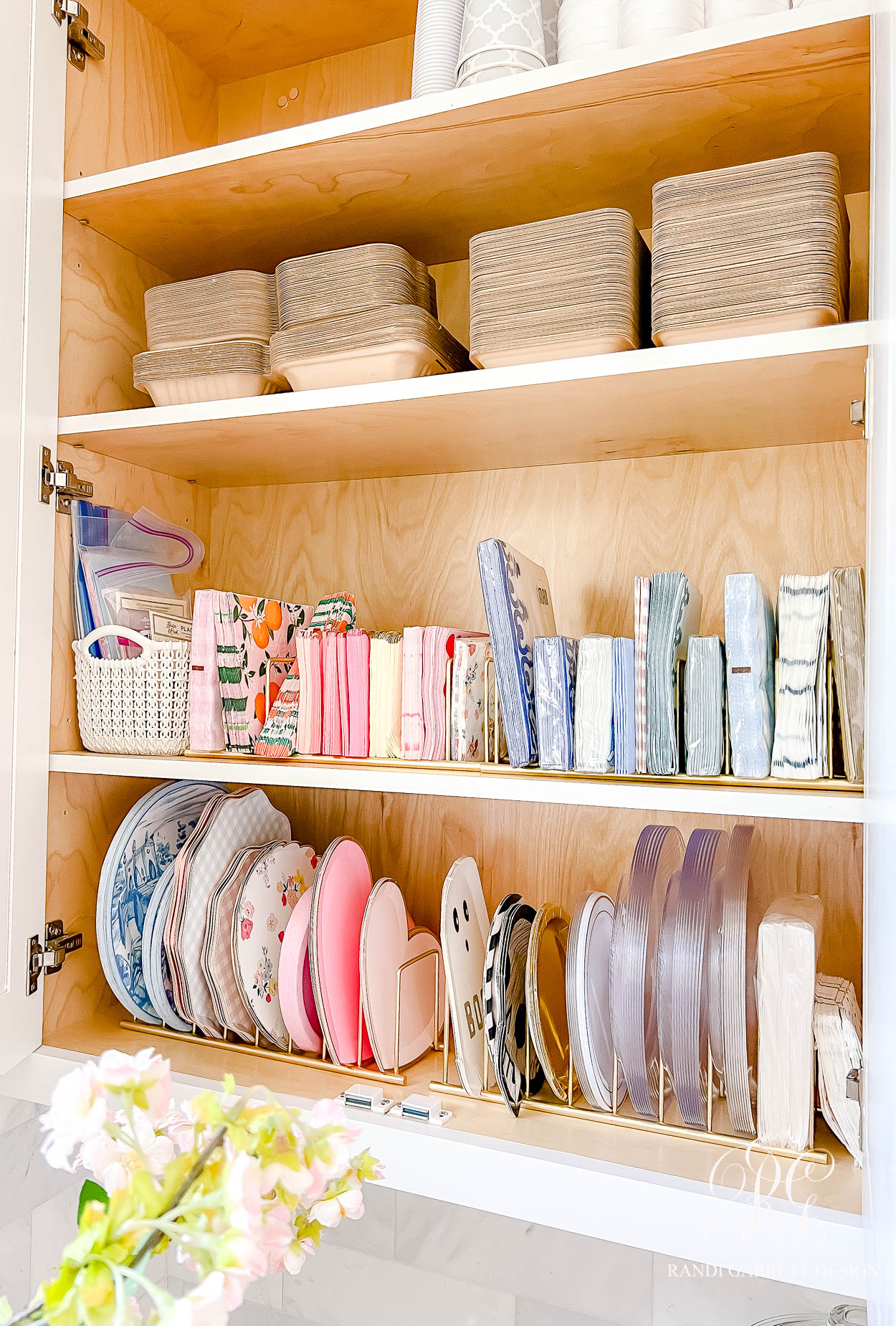 Paper plate organization