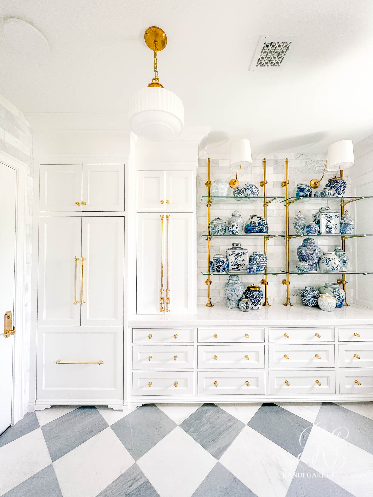 The Wren's Paint Colors + Wallpaper butler pantry