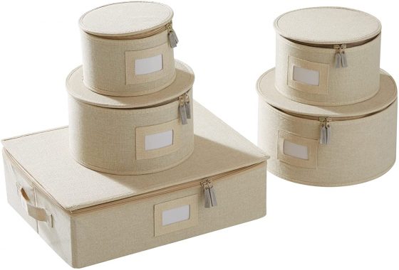 Linen Dish Storage Set