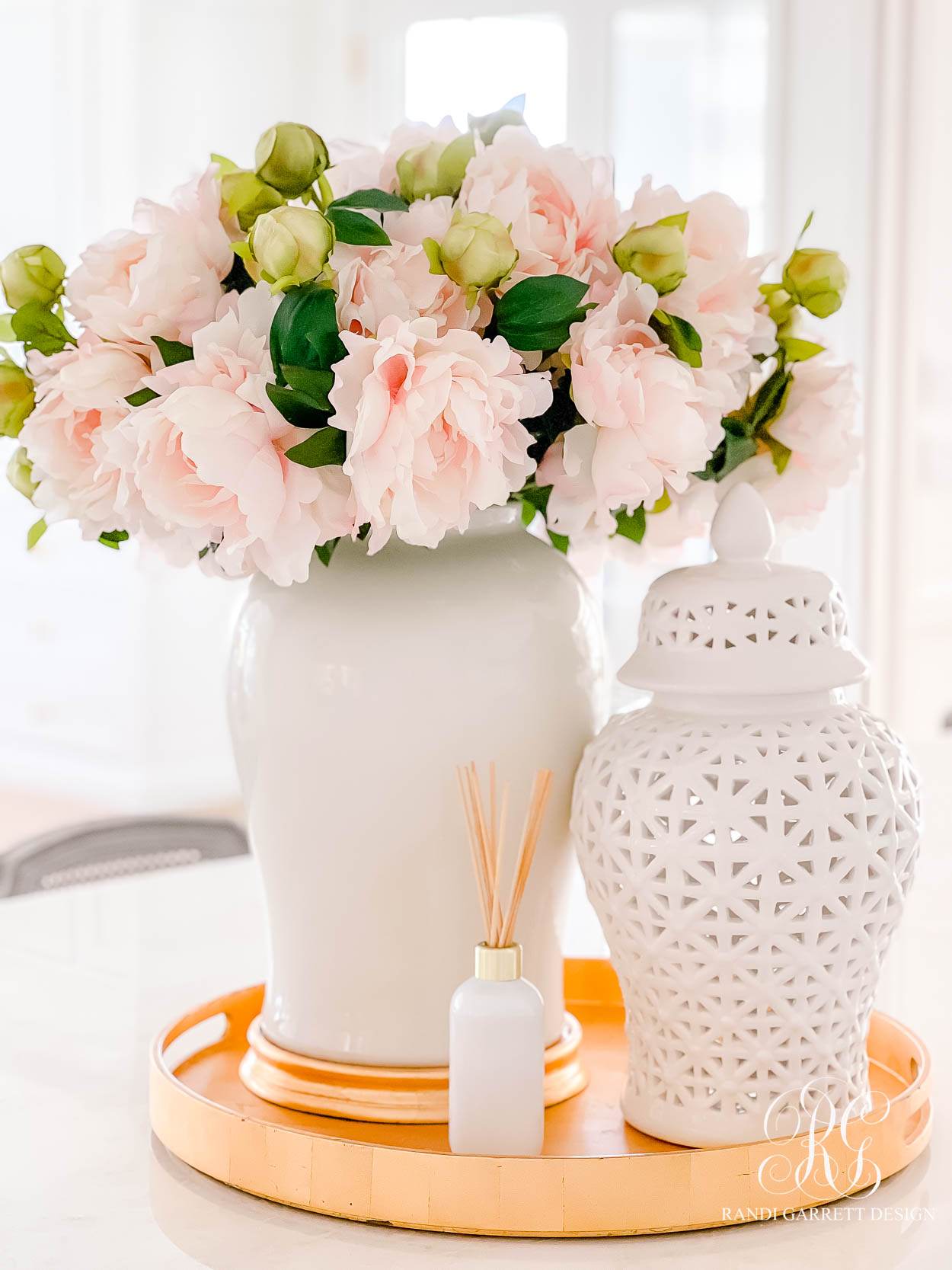 Summer Ginger Jar Styling Tips - Randi Garrett Design