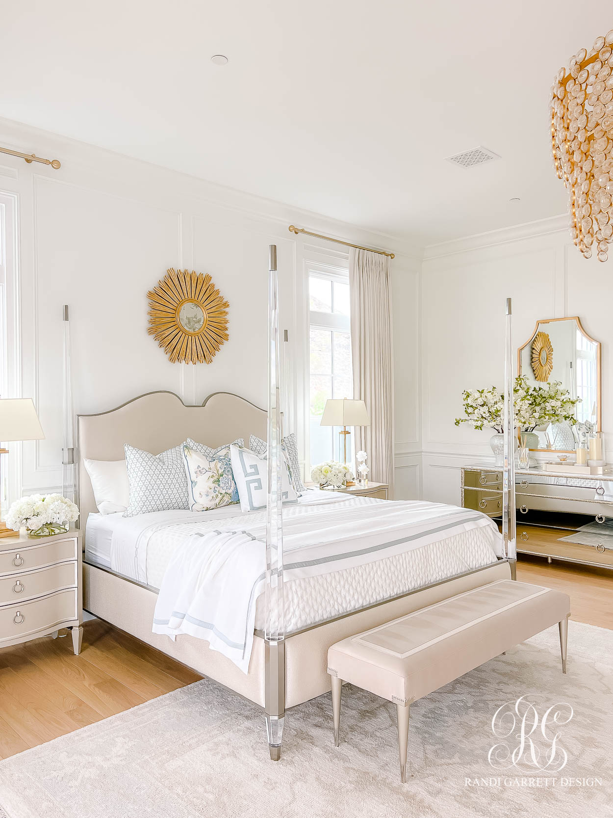 The Wren's Main Bedroom Reveal luxe bedroom