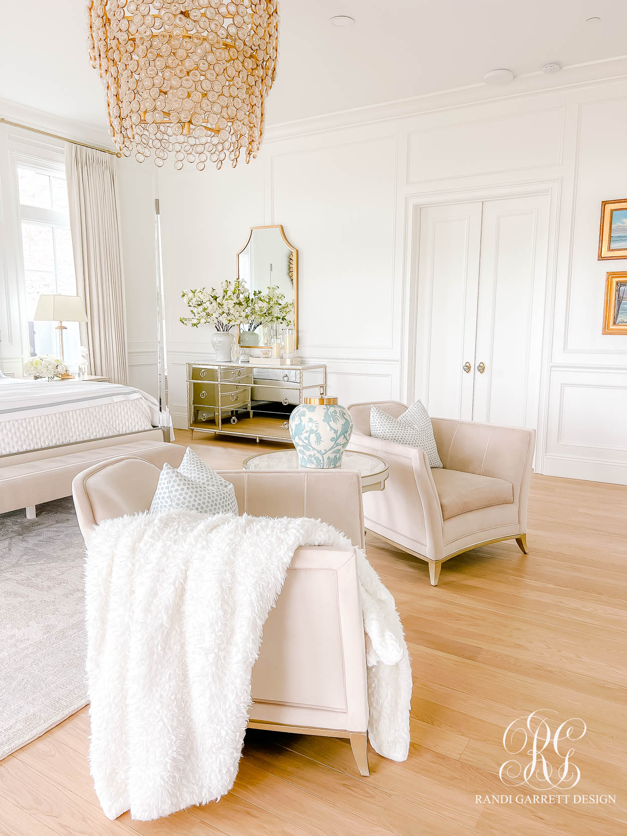 Glam Main Bedroom Closet Reveal - Randi Garrett Design