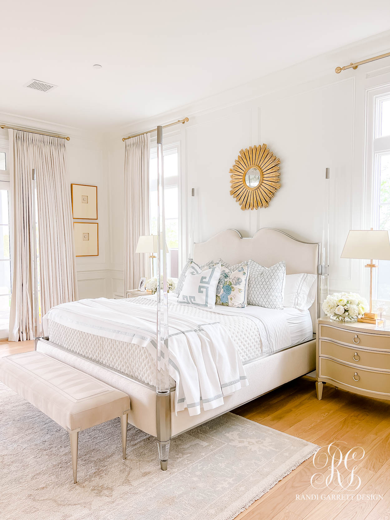 7 Ways to Style Pillows on Your Bed - Randi Garrett Design