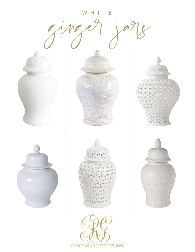 Neutral Fall Decor ginger jars