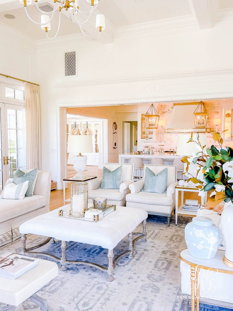 Magnolia Fall Mantel + Fall Family Room Decor - Randi Garrett Design