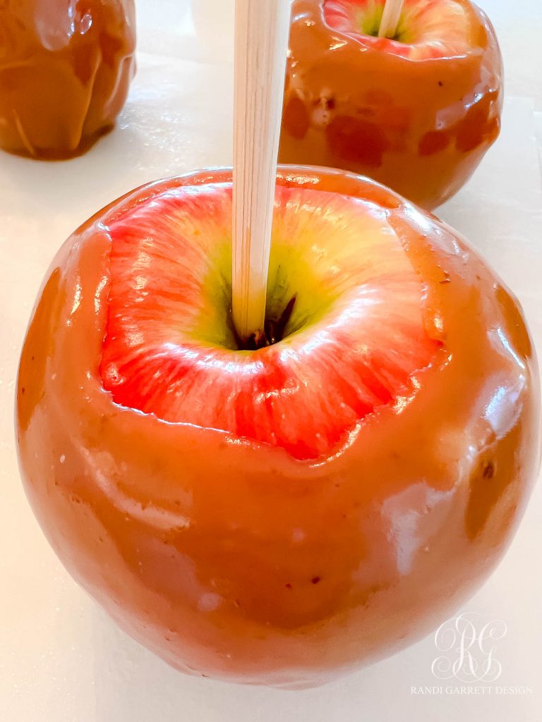 Apple Pie Caramel Apple Recipe Randi Garrett Design