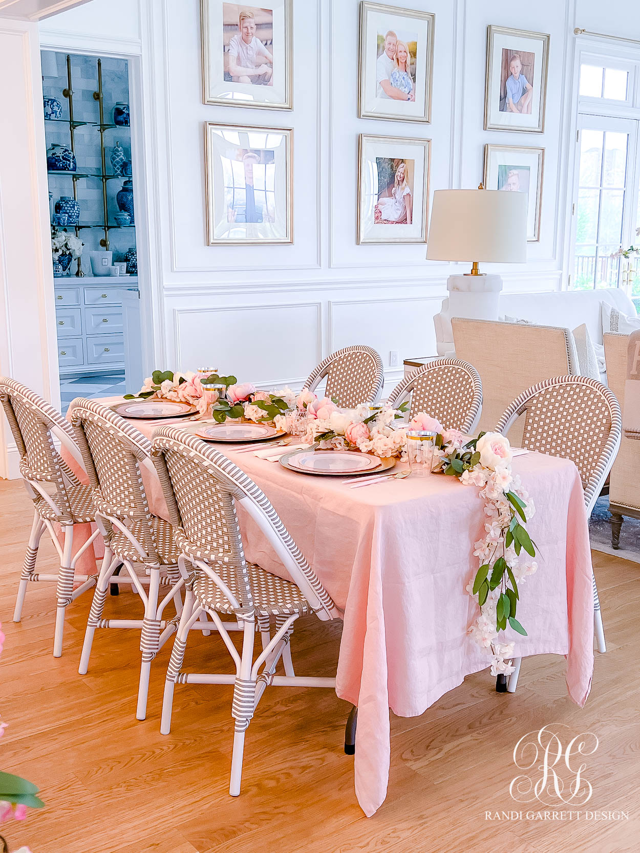 pink peony French Bakery Inspired Soiree