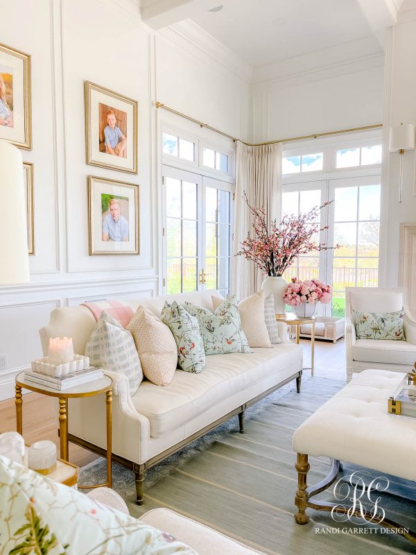 Spring Home Tour - Spring Decor Ideas for your Family Room - Randi ...