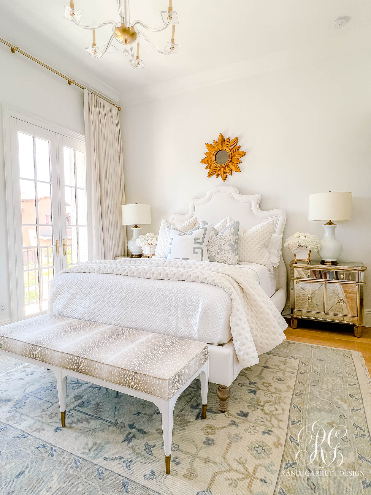 designer bedroom neutral colored bedroom