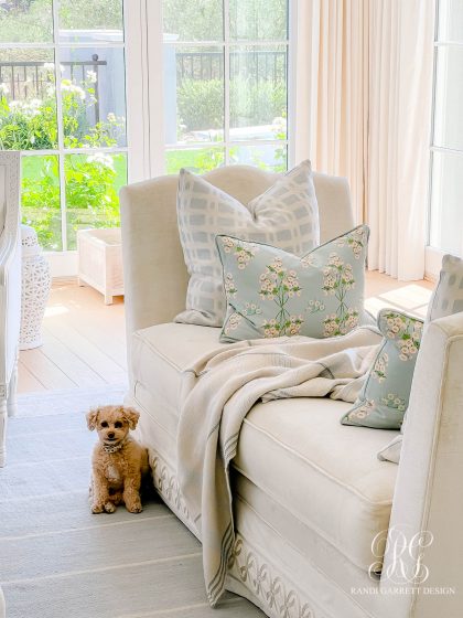 Summer decorating for your Family Room - Randi Garrett Design
