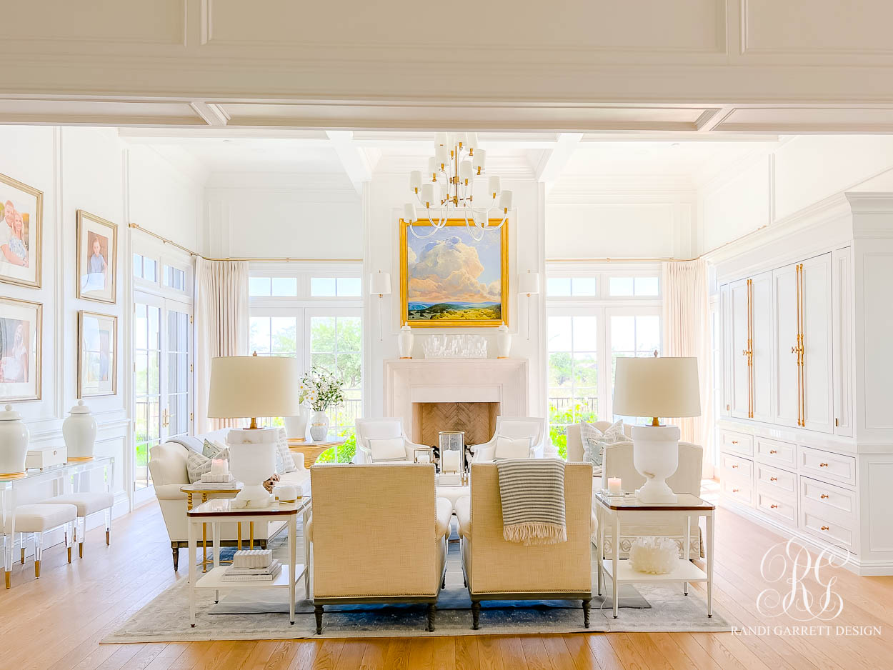 Summer decorating for your Family Room - Randi Garrett Design