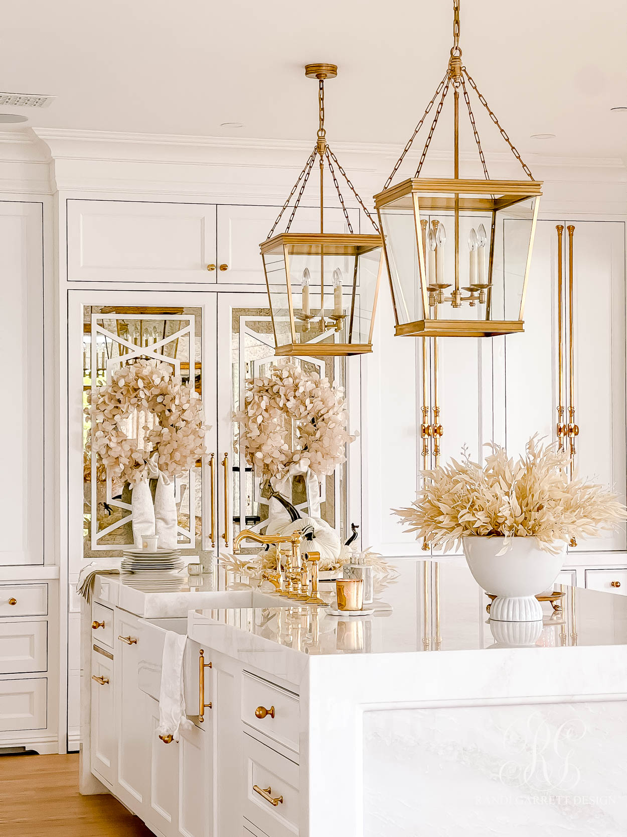 White and Gold Kitchen Reveal — PRETTY TWINKLE DESIGN