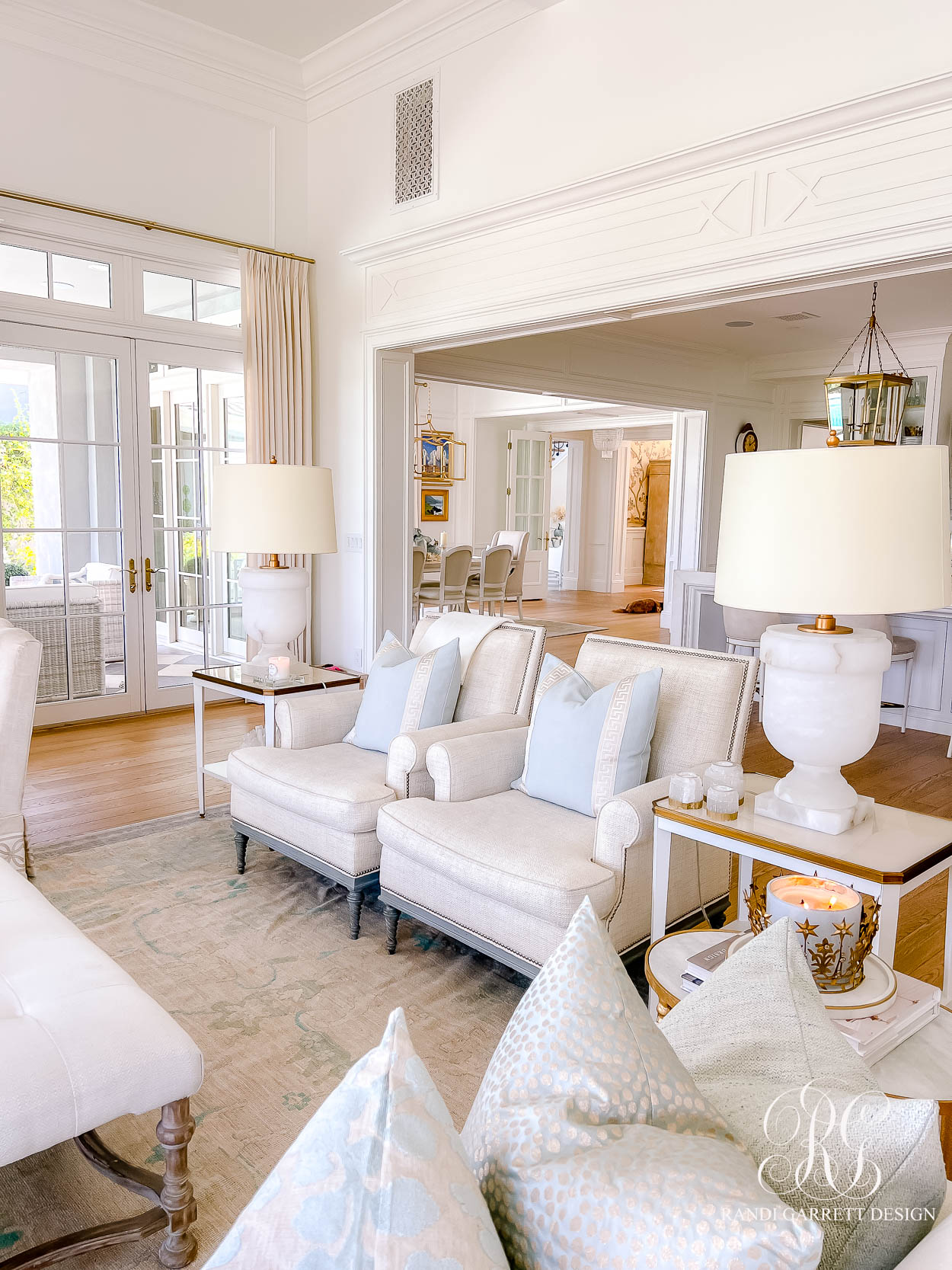Luxe Fall Family Room Decor